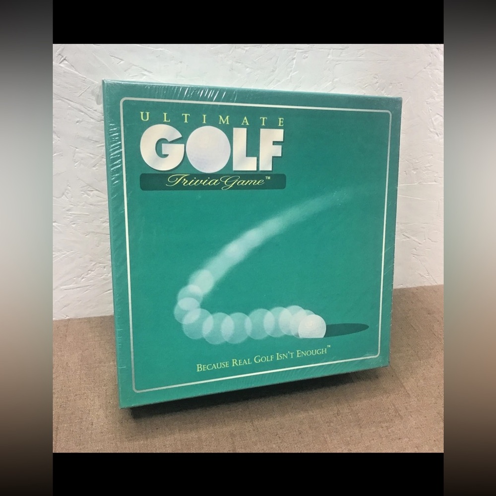 Vintage 1997 Sealed Ultimate Golf Trivia Game: Because Real Golf Isn't Enough